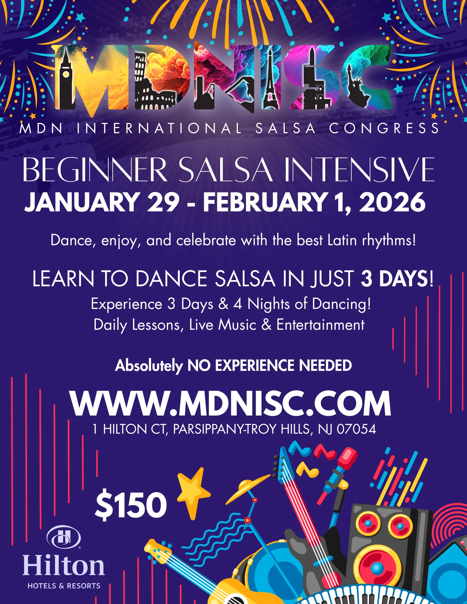 MDN International Salsa Congress - Learn to Dance Salsa in 3 Days